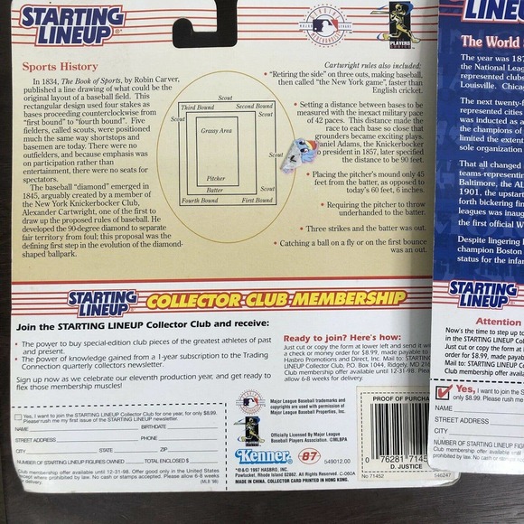 Lot of 6 MLB Baseball Starting Lineup 98/99 Vintage Figurines Mo Vaughn Bagwell - Picture 8 of 9